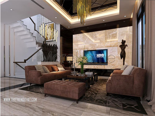  Thiết kế nội thất biệt thự VinHome RiverSide - Chị Lê - Biệt thự Hoa Lan