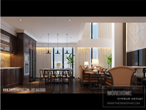  Thiết kế nội thất căn hộ DUPLEX tại chung cư Hà Đô