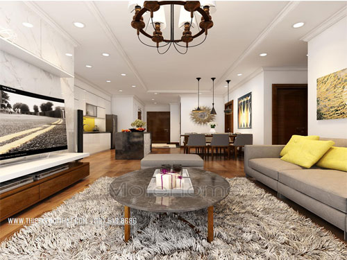  Thiết kế nội thất căn hộ chung cư Park Hill -chị Huyền