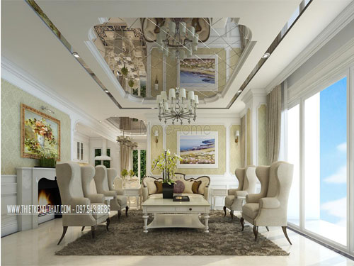  Thiết kế nội thất tân cổ điển chung cư Imperia Garden - Chị Nga