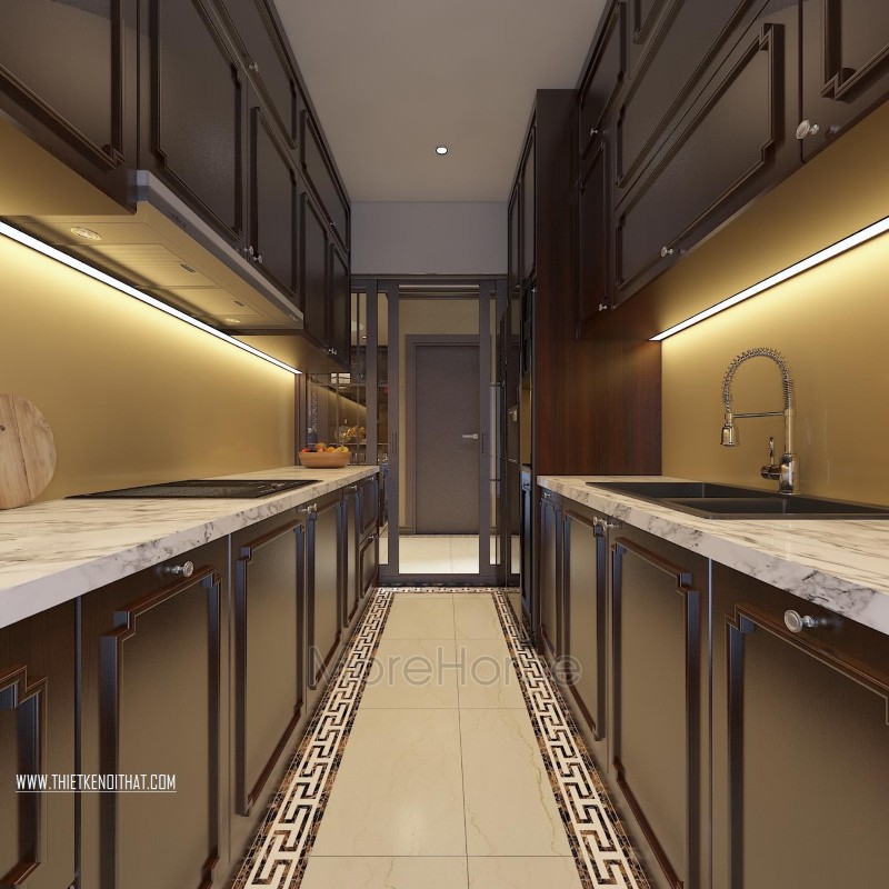 Thiết kế nội thất chung cư Hoàng Quốc Việt phong cách á đông