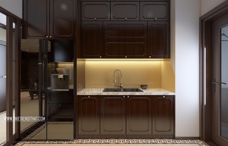 Thiết kế nội thất chung cư Hoàng Quốc Việt phong cách á đông