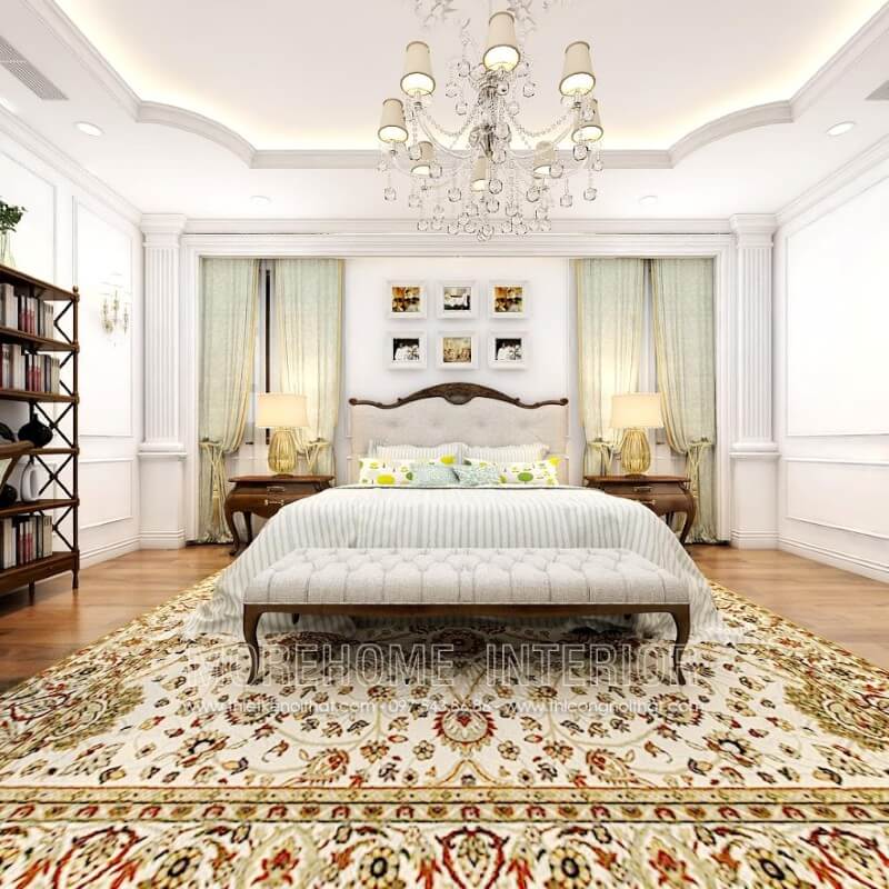 Giường ngủ biệt thự Giường ngủ biệt thự