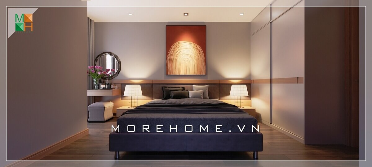 Ấn tượng với cách thiết kế và sắp xếp nội thất phòng ngủ đẹp trẻ trung và ấn tượng cho chung cư, nhà phố. Mẫu thiết kế nội thất chung cư đẹp