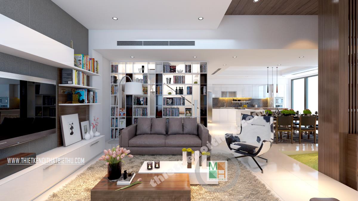 Xu hướng thiết kế nội thất biệt thự hiện đại